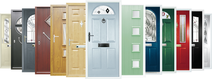 solidor_colours | GFD Homes front doors: Range of composite doors in different styles and colours.