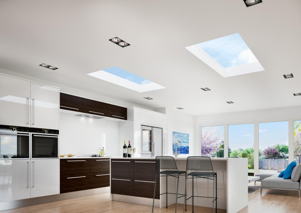 5346_Atlas_KitchenDay_FINAL-01-low-res | GFD Homes glass roof: Atlas roof light installed above the kitchen.