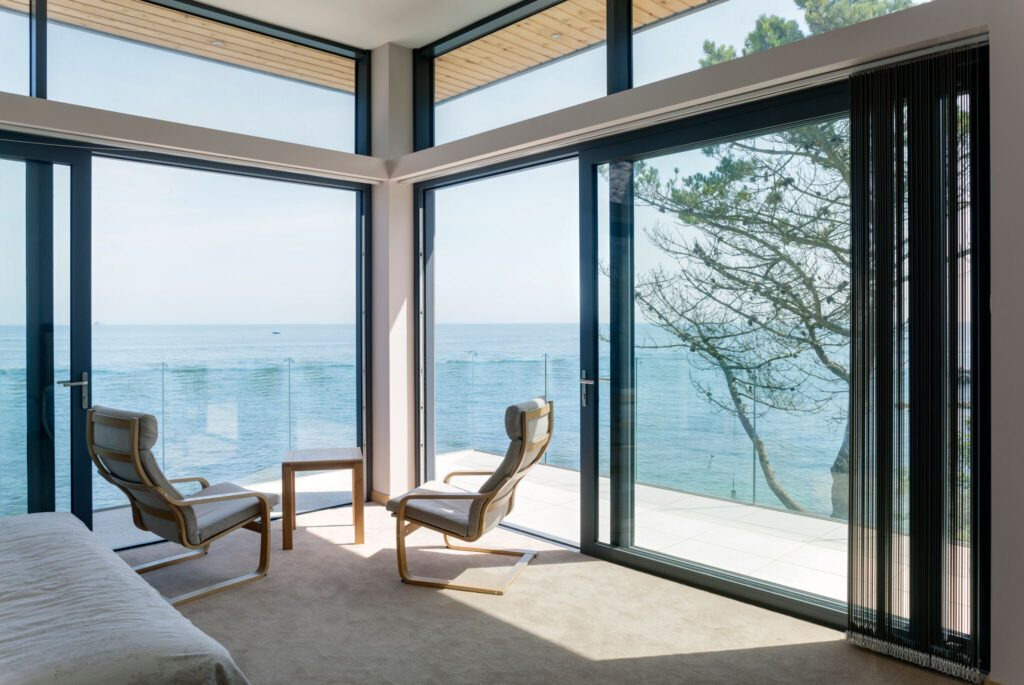 image-1-2 | GFD Homes Sliding doors installed in bedroom adjacent to one another to create a corner.