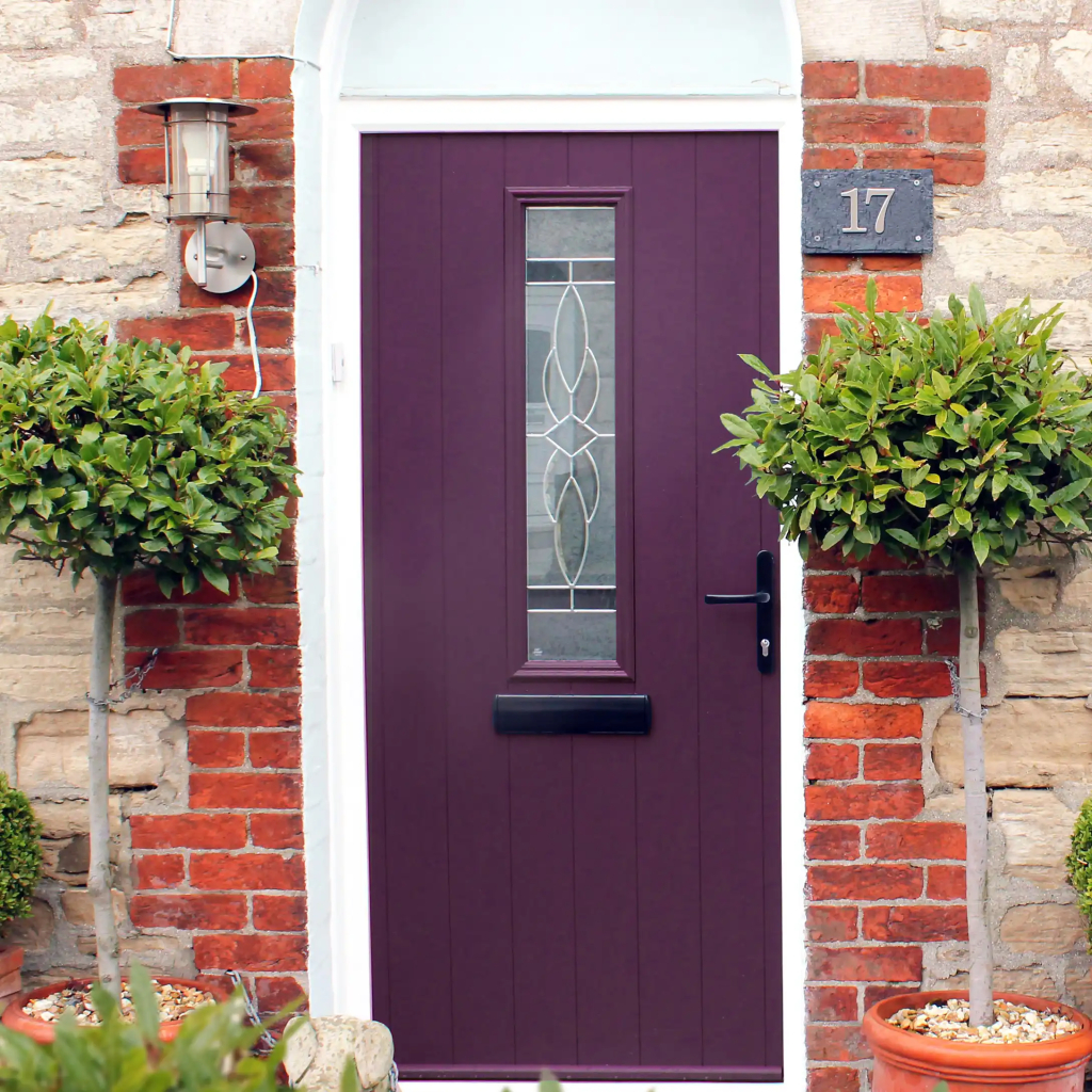 solidor-21-large | GFD Homes Solidor composite door in purple.