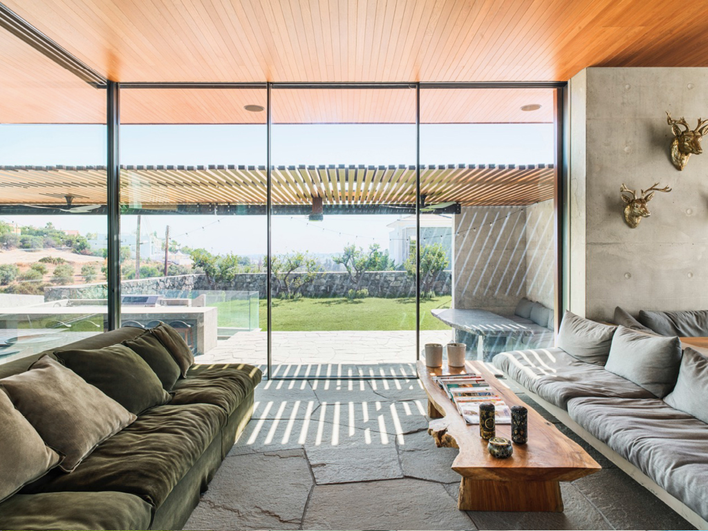 1312.2 | GFD Homes Cortizo cor vision sliding door installed in a house as a patio door.
