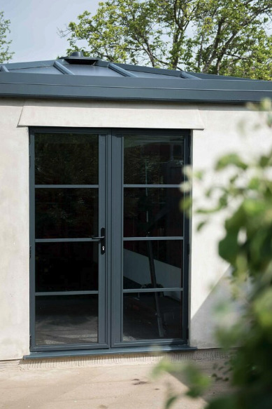Screenshot-2023-11-07-at-16.37.13 | GFD Homes French patio doors installed as entrance doors for an outbuilding.