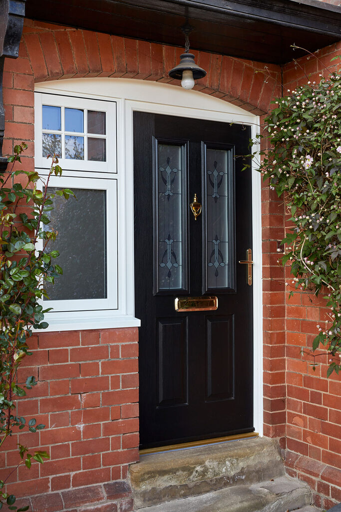 A classic Solidor Ludlow composite door from GFD Homes, combining Georgian-inspired symmetry with modern craftsmanship.