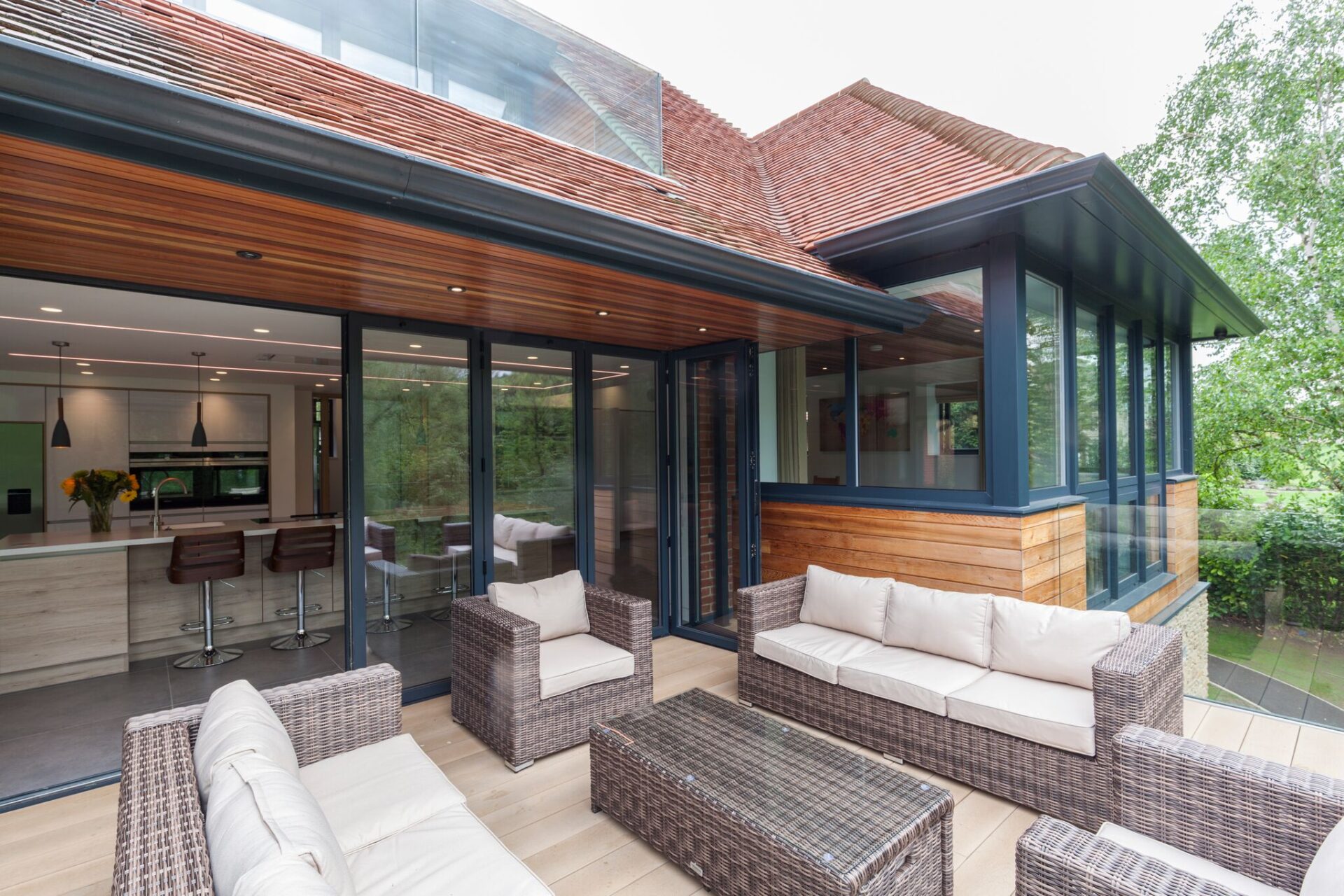 Visofold Doors | GFD Homes GFD Homes Bespoke bifold doors made to measure in aluminium, with a wide choice of finishes
