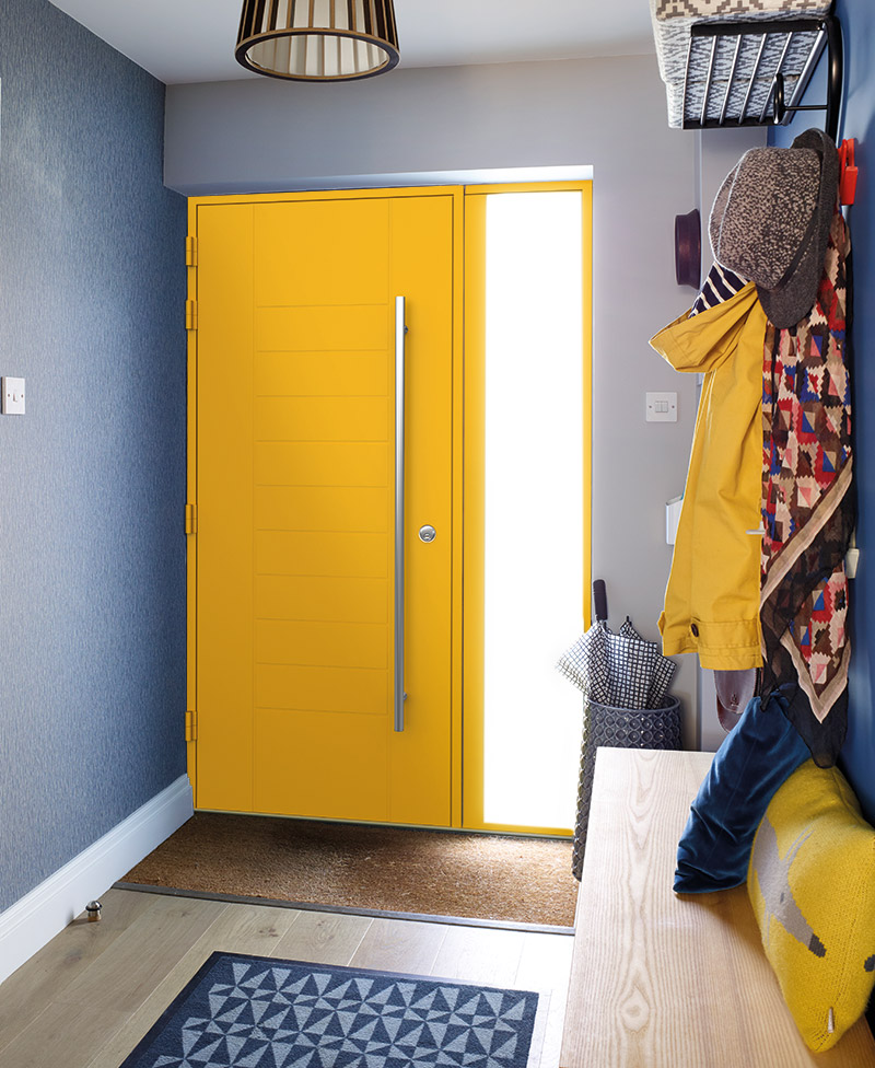 GFD Homes A composite door from GFD Homes — coloured front doors that add warmth, security, and kerb appeal to your home this winter