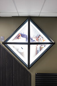 Roof lantern display in showroom | GFD Homes GFD Homes
