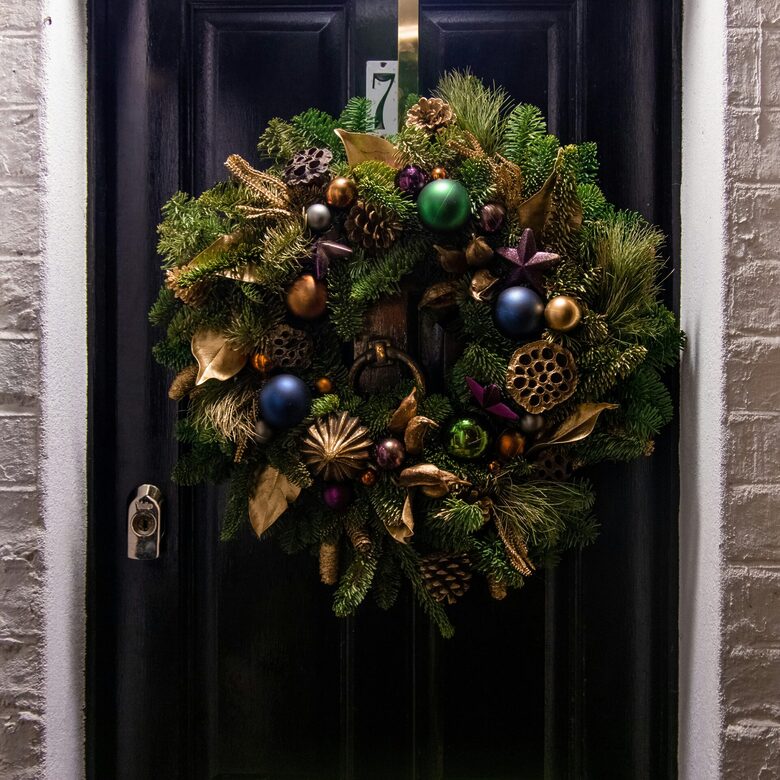 A composite door creates the perfect Christmas entrance — combining festive style, warmth, and year-round security for your home