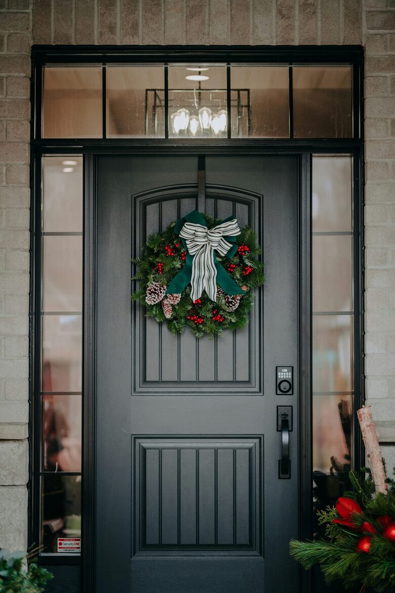 A composite door that transforms your home into the perfect Christmas front door — stylish, secure, and the ultimate seasonal gift
