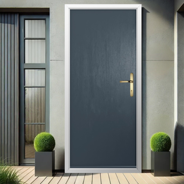 The Solidor Verona — an elegant composite door defined by clean geometry, perfect symmetry and modern architectural discipline