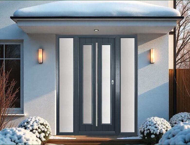 GFD Homes The Solidor Venice — an elegant, sculptural door design defined by sweeping curves, artistic glazing and contemporary Italian flair