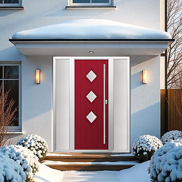 The Solidor Roma — a bold modern front door by Solidor that combines Italian-inspired symmetry with handcrafted strength and architectural poise