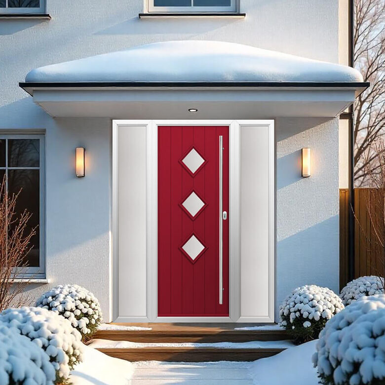 The Solidor Roma — a bold modern front door by Solidor that combines Italian-inspired symmetry with handcrafted strength and architectural poise
