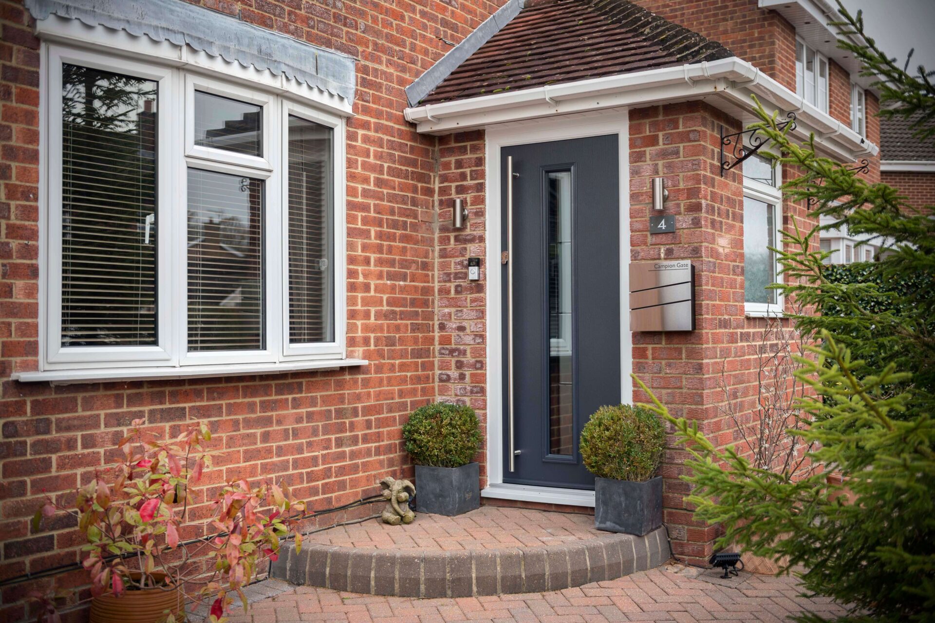 GFD Homes A premium Comp Door from GFD Homes delivers ultimate solid-core security and style.