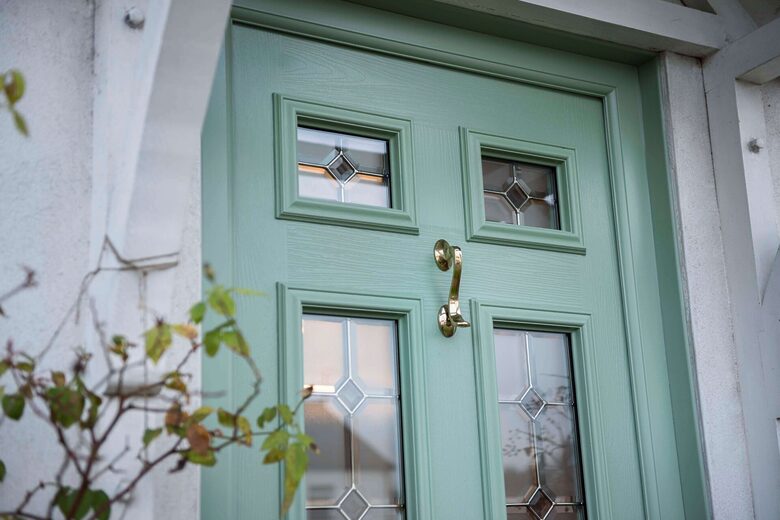 Secure your home in style with a Comp Door from GFD Homes—combining a robust solid timber core with seamless, smart-ready technology.