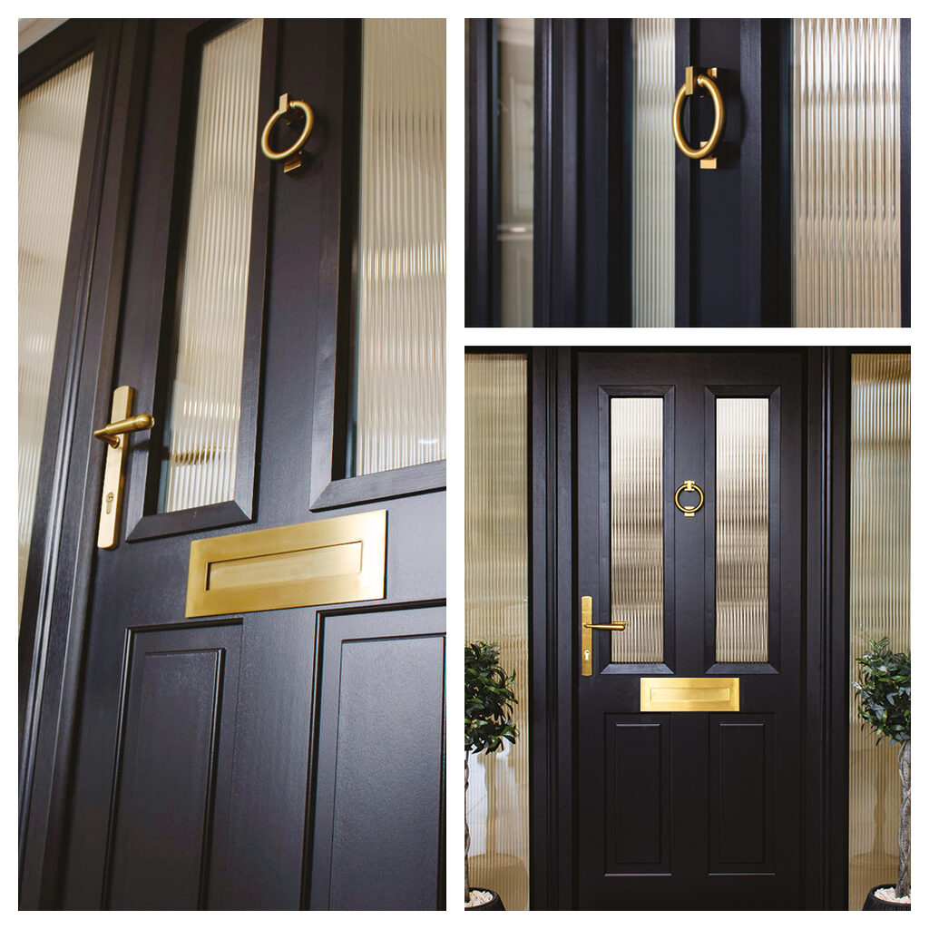 26077 Black Frame Trade Social 1080x1080-3 | GFD Homes GFD Homes Achieve a seamless, high-end architectural look by pairing a striking black frame with a premium solid-core Comp Door from GFD Homes.
