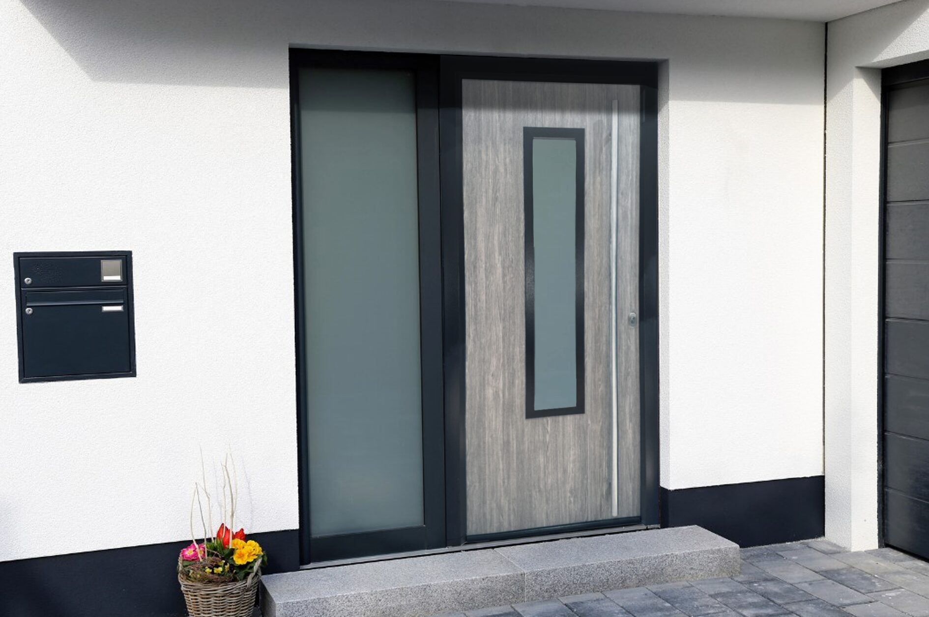 Copy of HALO DOOR EDIT2 | GFD Homes GFD Homes Experience ultimate peace of mind with a Comp Door from GFD Homes, beautifully balancing modern solid-core engineering with smart-ready security.