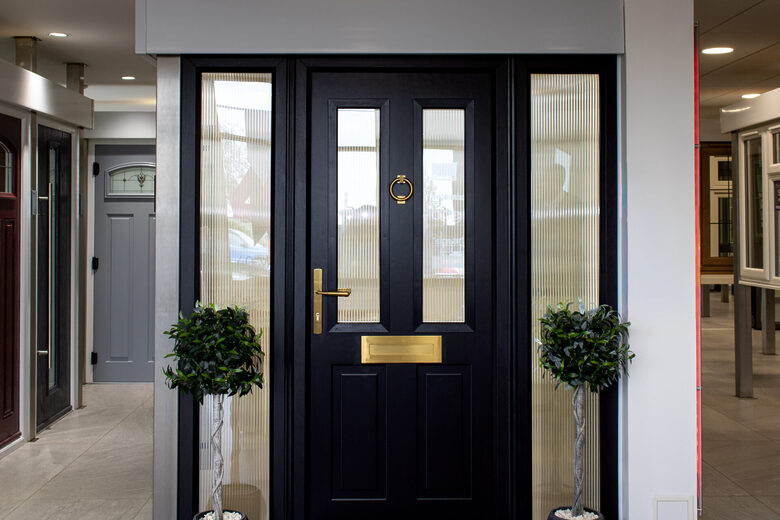 Transform your home's kerb appeal by configuring a high-performance black composite doors online with GFD Homes.