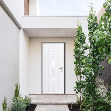The versatile Comp Door York, shown here with clean proportions that suit both modern and traditional properties.