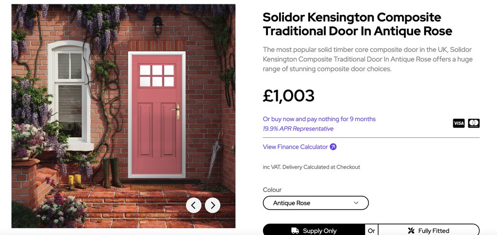 Solidor Kensington Antique Rose Pink | GFD Homes GFD Homes Solidor Kensington Antique Rose Pink