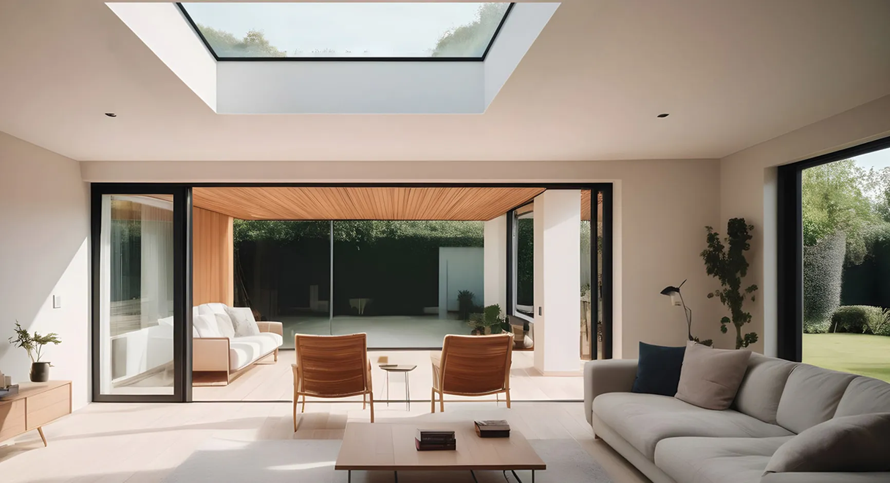 Bi-fold doors interior
