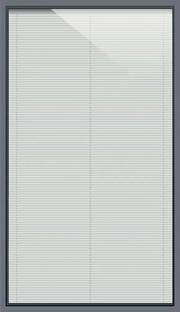 White blackout blind