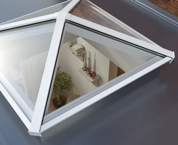 Atlas: Aluminium Square Lantern