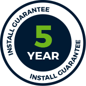 5 Year Installation Guarantee