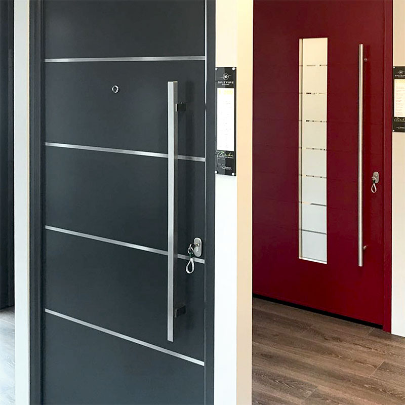 Three times thicker than standard doors