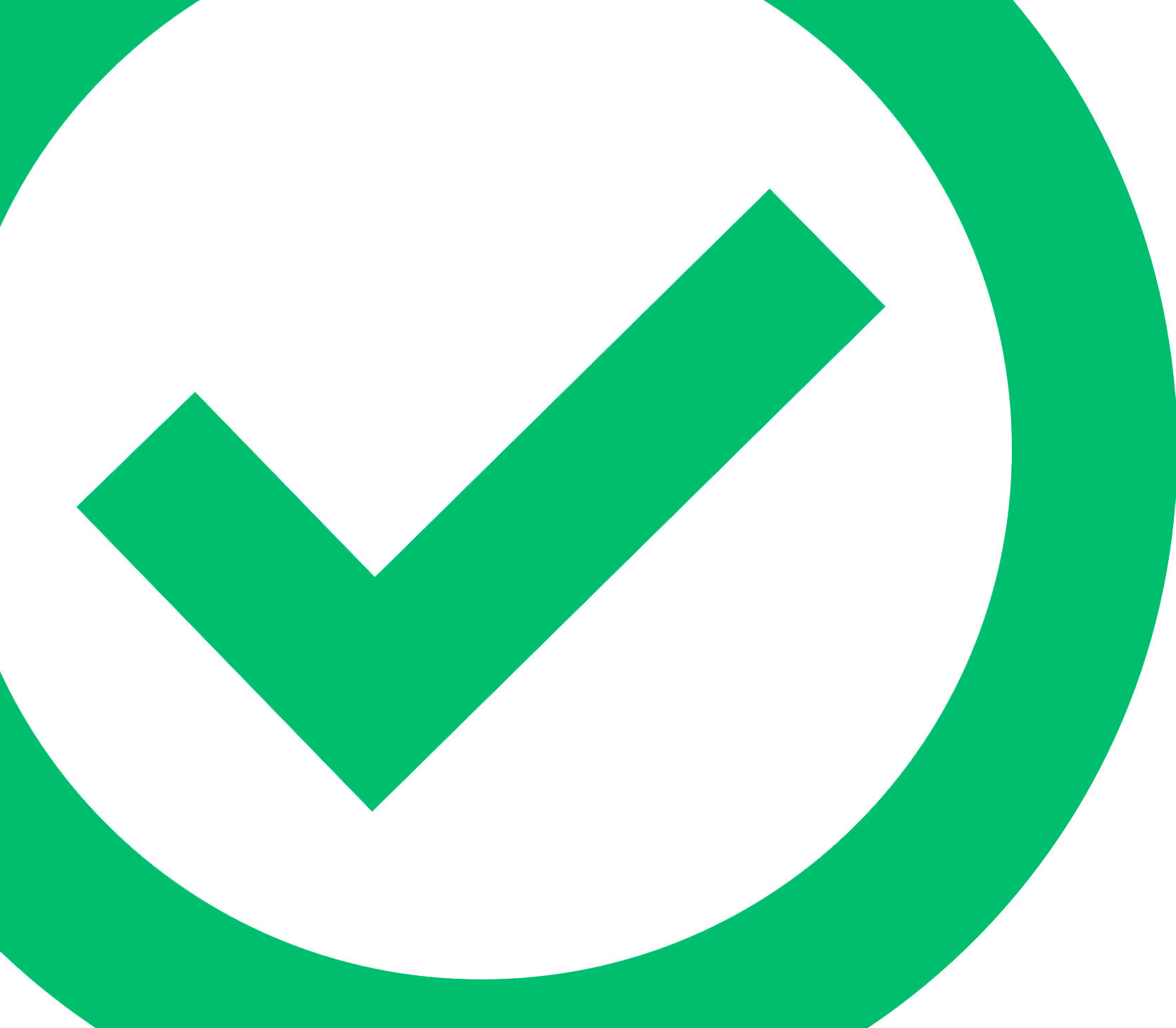 Giant Check Mark