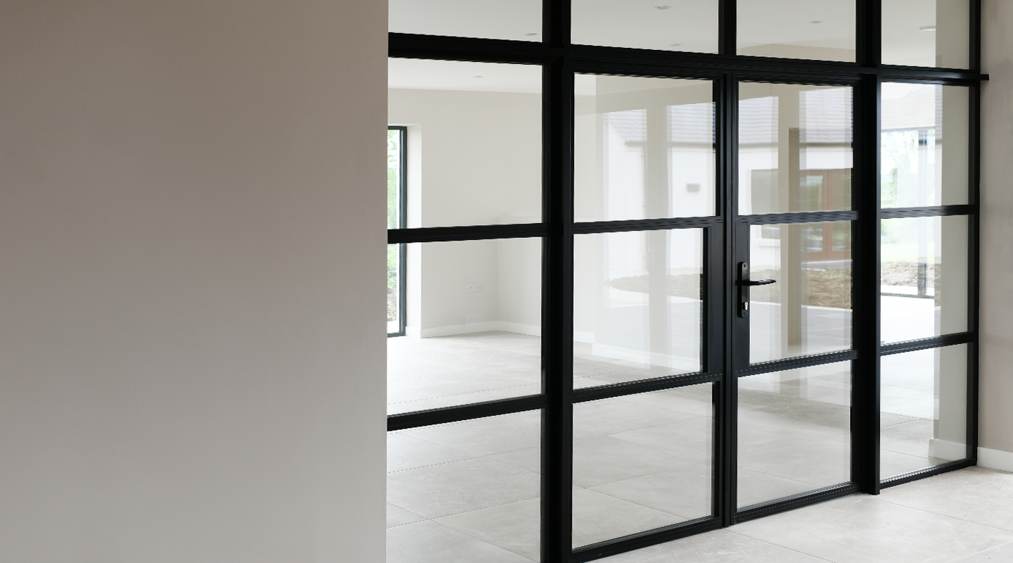 image of a internal door separating two rooms