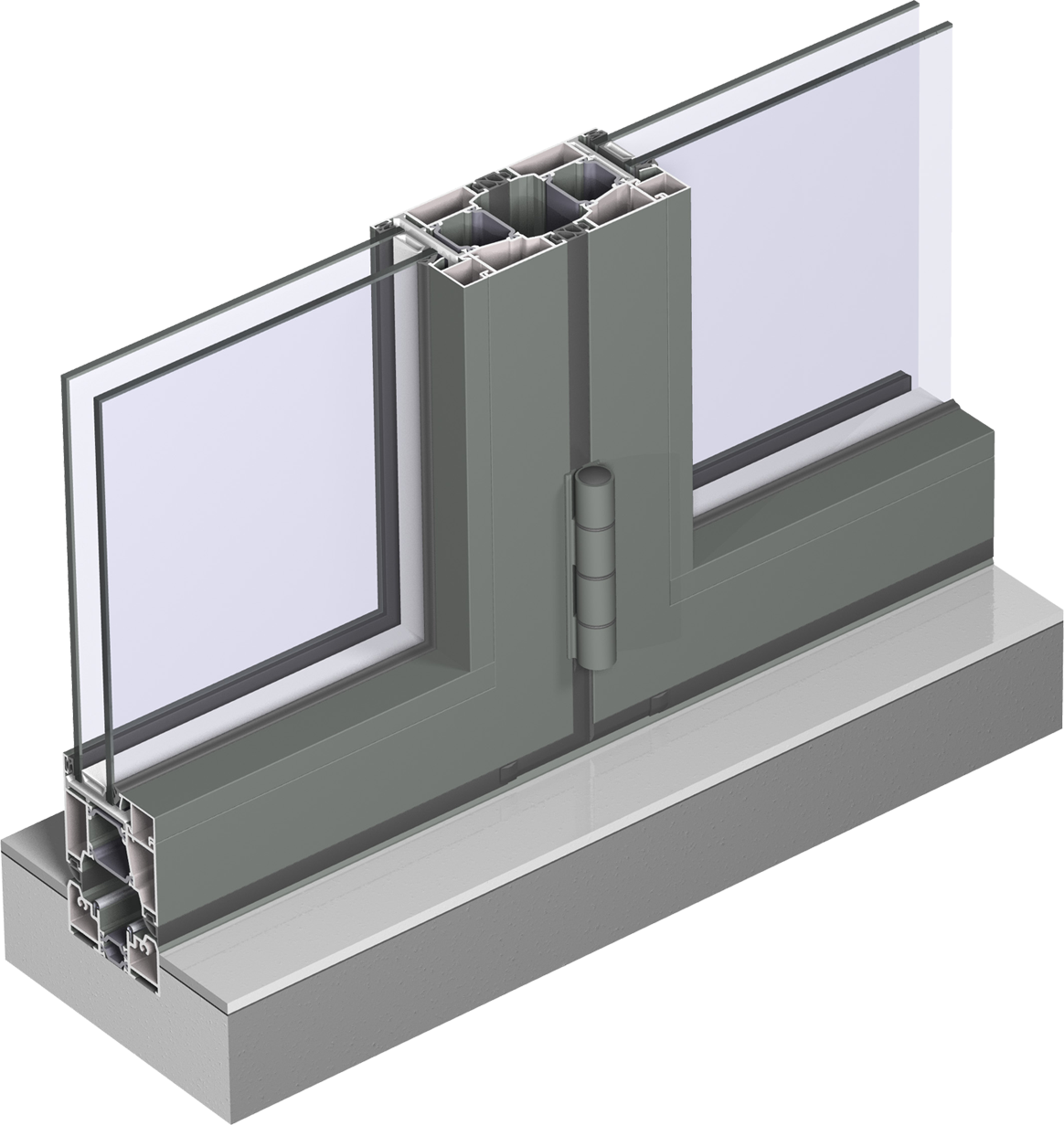 rendered image of ultra smooth sliding design