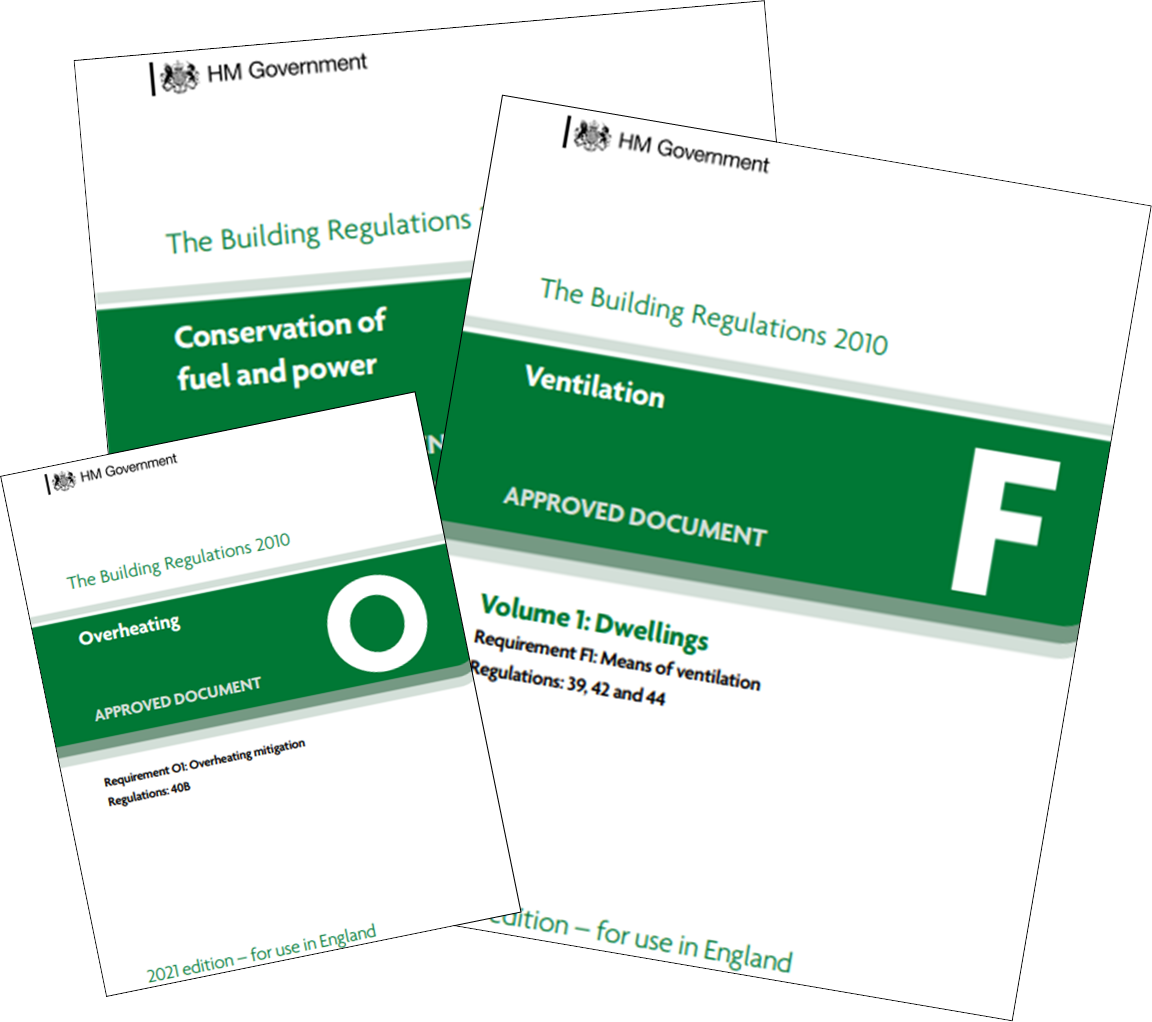 Image of some government building regulation brochures.
