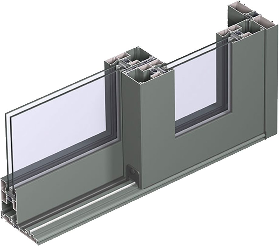 Reynaers CP130 4 Pane Lift & Slide Patio Door In Black (Matt) OXXO