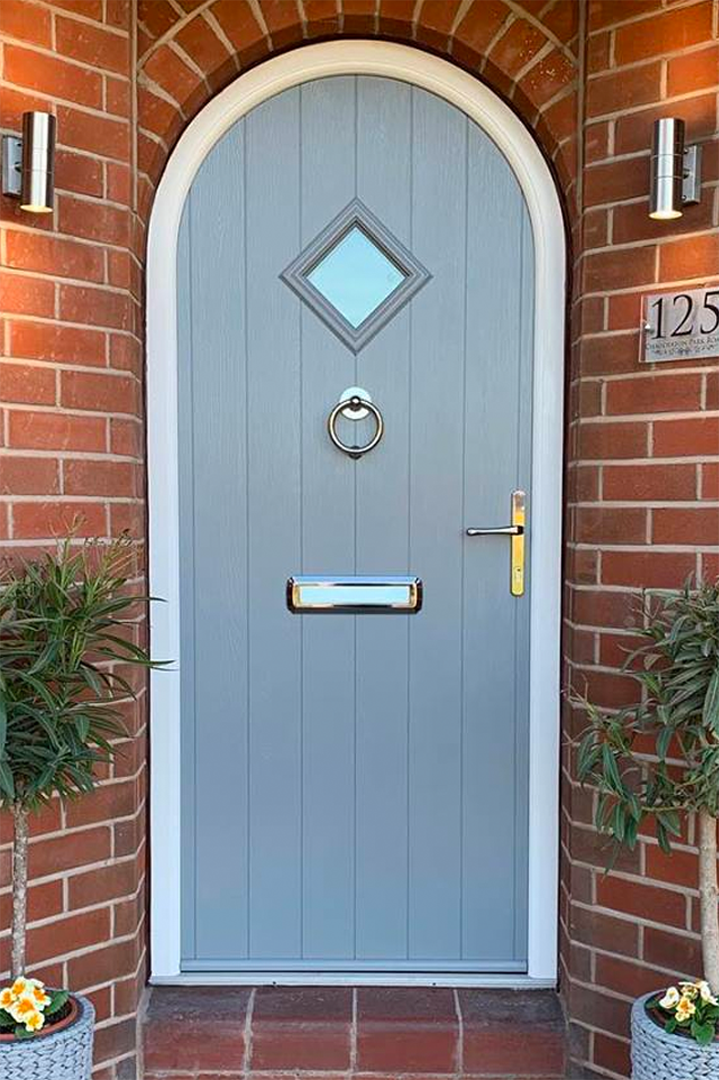 Solidor Ludlow 2 Composite Stable Door In Twilight Grey GFD Homes