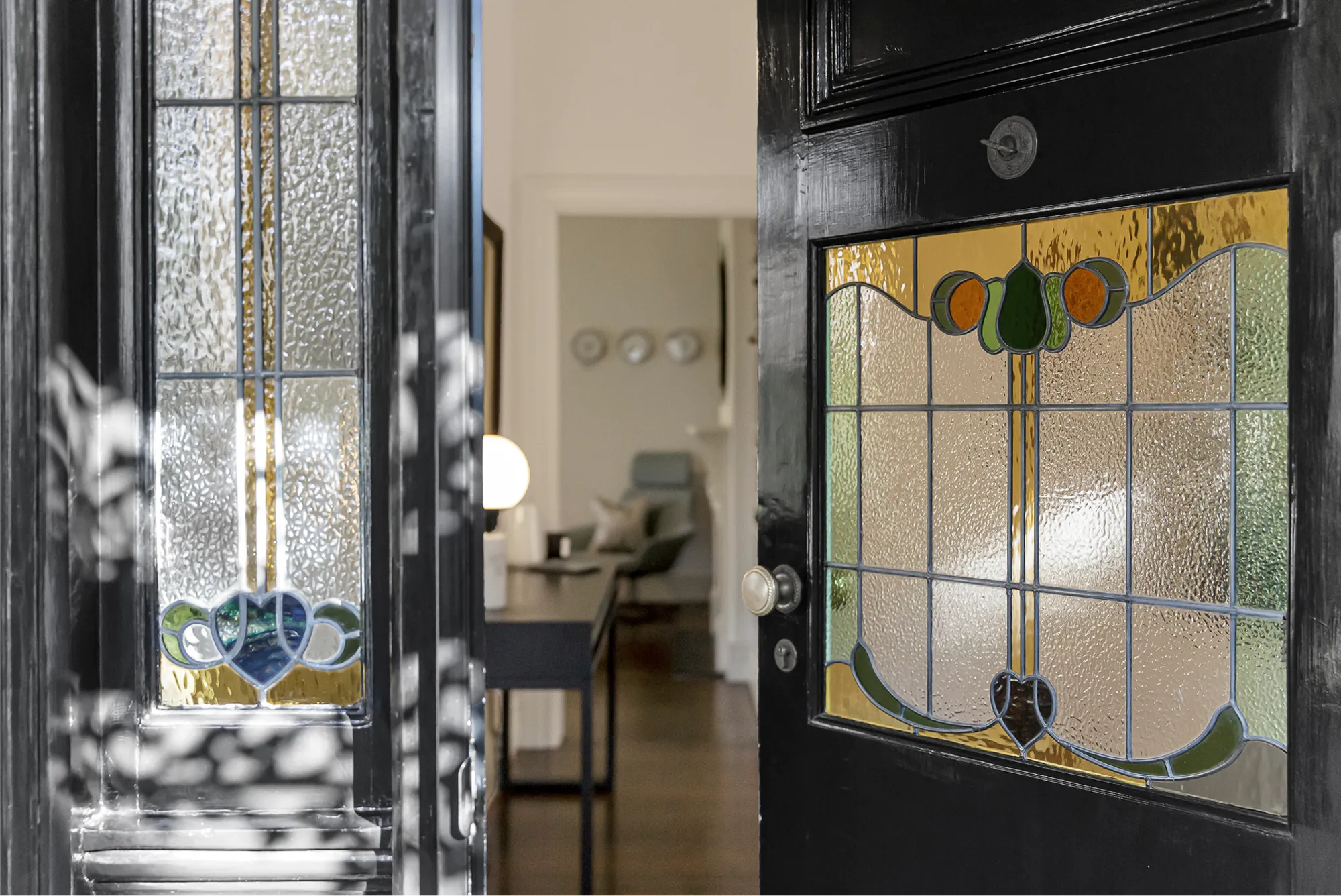 Leadwork glazing example